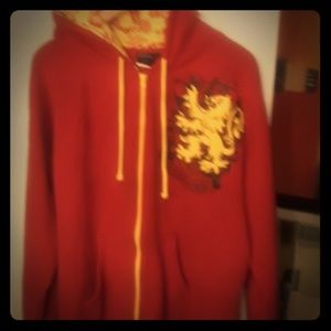 Harry Potter Gryfindor Zippered Hoodie XL